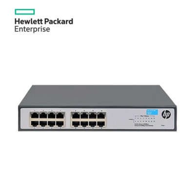 Switch HPE Gigabit Ethernet JH016A, 16 Puertos 10/100/1000Mbps, 32 Gbit/s – No Administrable