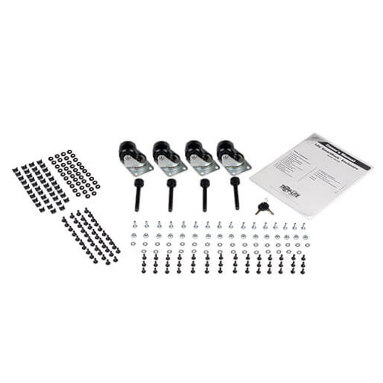 Tripp Lite Gabinete de Rack 24U, max. 453.6KGs, para Instalación Vertical en Rack – con Rieles Delanteros y Traseros Ajustables