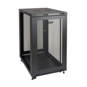 Tripp Lite Gabinete de Rack 24U, max. 453.6KGs, para Instalación Vertical en Rack - con Rieles Delanteros y Traseros Ajustables | SR24UB