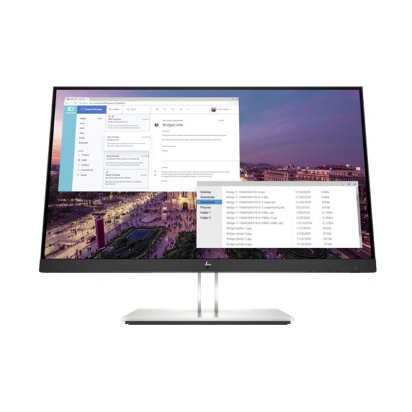 Monitor HP EliteDisplay E23 G4 LCD 23″, Full HD, Widescreen, HDMI, Negro/Plata