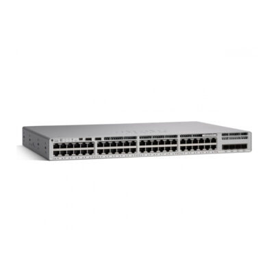 Switch Cisco Gigabit Ethernet Catalyst 9200L Network Essentials, 48 Puertos 10/100/1000Mbps + 4 Puertos SFP, 176 Gbit/s, 16.000 Entradas – Gestionado