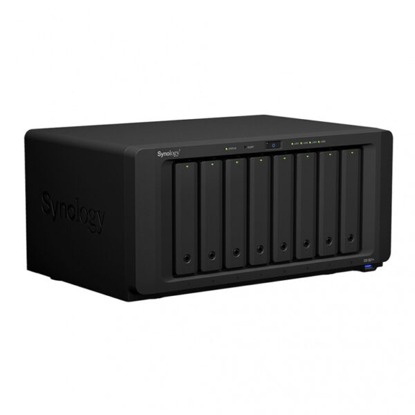Synology DiskStation DS1821+ NAS de 8 Bahías, AMD Ryzen V1500B 2.20GHz, USB 3.0, Negro ― no Incluye Discos Duros