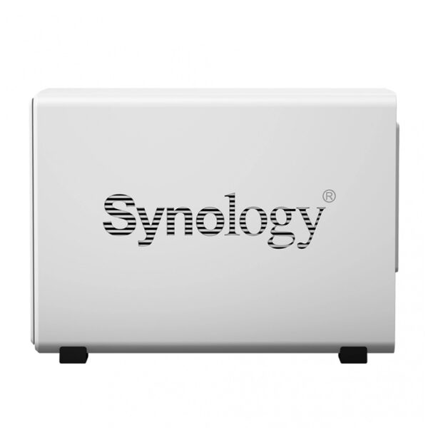 Synology Servidor NAS DiskStation DS220J de 2 Bahías, Realtek RTD1296 1.40GHz, 512MB DDR4, 2x USB 3.2, Blanco ― no incluye Discos