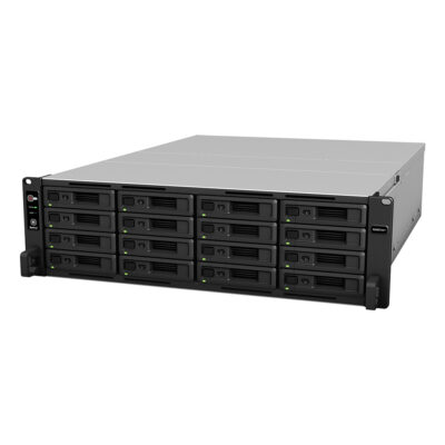 Synology RackStation RS4021xs+ NAS de 16 Bahías, máx. 640TB, Intel Xeon D-1541 2.10GHz, USB 3.2, Negro ― no Incluye Discos Duros