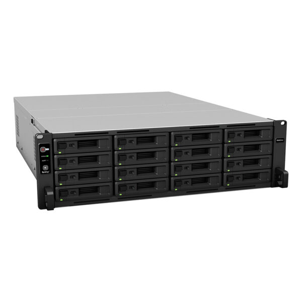 Synology RackStation RS4021xs+ NAS de 16 Bahías, máx. 640TB, Intel Xeon D-1541 2.10GHz, USB 3.2, Negro ― no Incluye Discos Duros
