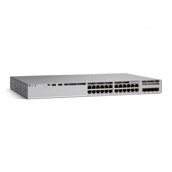 Switch Cisco Gigabit Ethernet C9200, 24 Puertos 10/100/1000Mbps 10G + 4 Puertos SFP, 128 Gbit/s, 16.000 Entradas - Gestionado