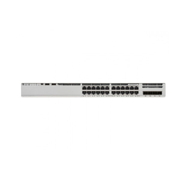 Switch Cisco Gigabit Ethernet Catalyst 9200L Network Essentials, 24 Puertos PoE+ 100/1000/10000 + 4 Puertos 1G, 56 Gbit/s, 16.000 Entradas - Gestionado