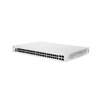 Switch Cisco Gigabit Ethernet Business 350, 48 Puertos 10/100/1000Mbps + 4 Puertos SFP+, 1000 Mbit/s, 16.000 Entradas – Gestionado