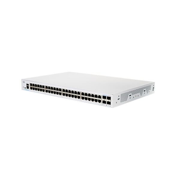 Switch Cisco Gigabit Ethernet Business 350, 48 Puertos 10/100/1000Mbps + 4 Puertos SFP+, 1000 Mbit/s, 16.000 Entradas - Gestionado