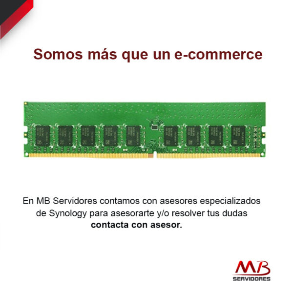 Memoria RAM Synology D4EC-2666-8G DDR4, 2666MHz, 8GB, ECC