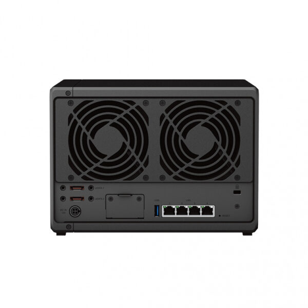 Synology DiskStation DS1522+ NAS de 5 Bahías, AMD Ryzen R1600 2.60GHz, SATA, Negro ― no Incluye Discos Duros