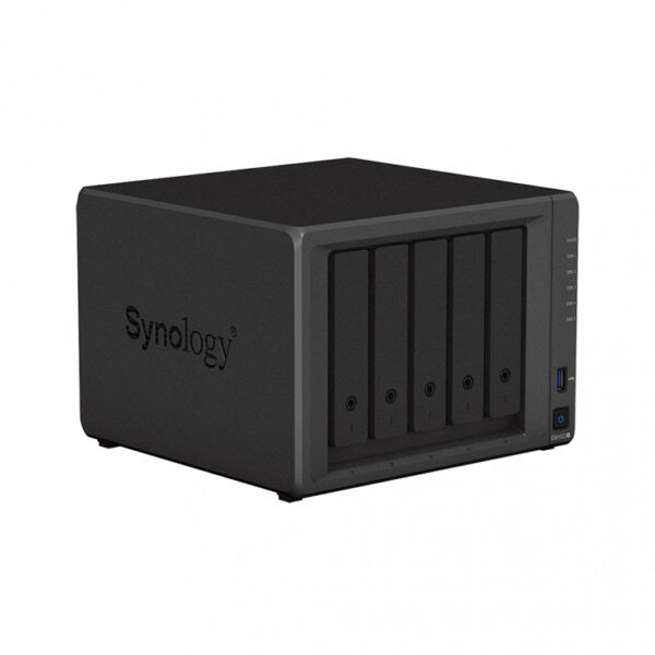 Synology DiskStation DS1522+ NAS de 5 Bahías, AMD Ryzen R1600 2.60GHz, SATA, Negro ― no Incluye Discos Duros