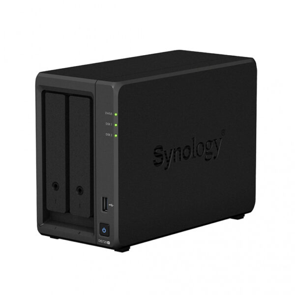 Synology DiskStation NAS de 2 Bahías, máx. 32TB, Intel Celeron J4125 2GHz, USB 3.0, Negro ― no Incluye Discos