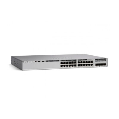 Switch Cisco Gigabit Ethernet Catalyst 9200L, 24 Puertos 10/100/1000Mbps, 56 Gbit/s, 16.000 Entradas – No Administrable