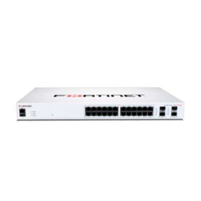 Switch Fortinet Gigabit Ethernet 124F-POE, 12X RJ-45 + 24 Puertos 10/100/1000Mbps (12 Puertos PoE) + 4 Puertos SFP, 128 Gbit/s, 32000 Entradas – Gestionado