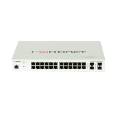 Switch Fortinet Gigabit Ethernet 224E-POE, 24 Puertos 10/100/1000 Mbps + 4 Puertos SFP, 56 Gbit/s, 16.000 Entradas – Gestionado