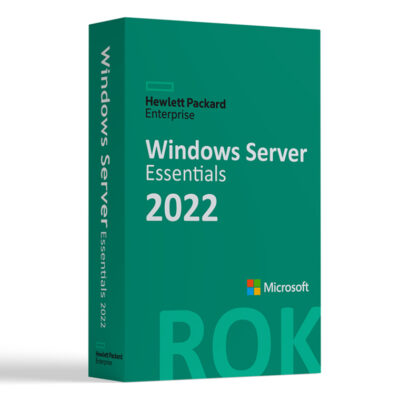 HPE Windows Server 2022 Essentials ROK, 1 Licencia, 10-Core, 64-bit, Plurilingüe, DVD