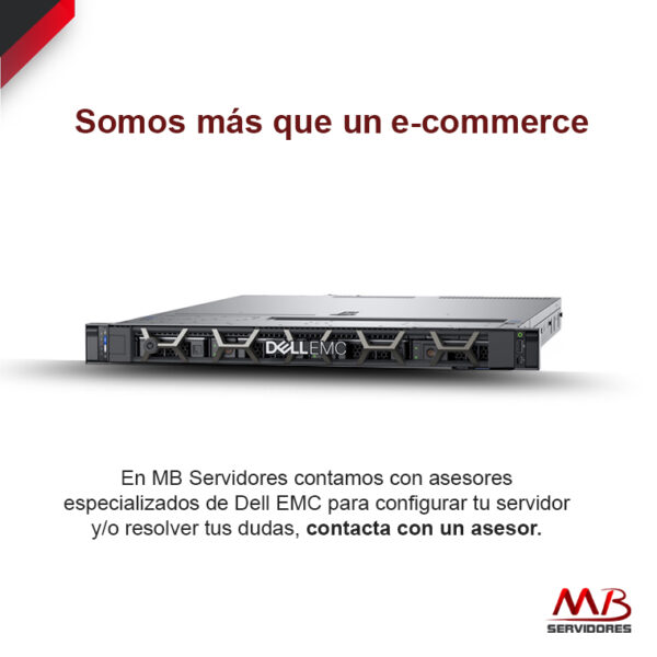 Servidor Dell PowerEdge R6515, AMD DEPYC 7232P 3.10GHz, 16GB DDR4, 1TB, 3.5″, 3.5″, Gigabit Ethernet Rack (1U) – no Sistema Operativo Instalado