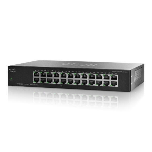 Switch Cisco Fast Ethernet SF110-24, 24 Puertos 10/100Mbps, 4.8 Gbit/s - No Administrable