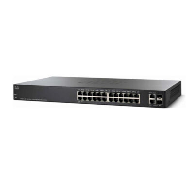 Switch Cisco Fast Ethernet SF220-24P PoE 180W, 24 Puertos 10/100Mbps + 2 Puertos SFP, 8.8 Gbit/s, 8192 Entradas – Gestionado