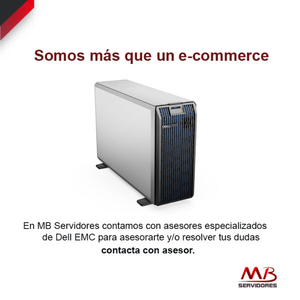 Servidor Dell PowerEdge T350, Intel Xeon E-2356G 3.20GHz, 16GB DDR4, 2TB, 3.5″, SATA III, Tower ― no Sistema Operativo Instalado