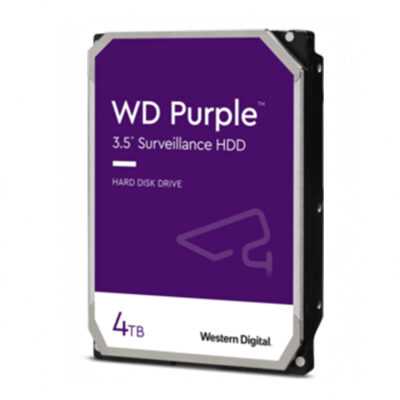 Disco Duro para Videovigilancia Western Digital WD Purple 3.5”, 4TB, SATA III, 6 Gbit/s, 64MB Cache
