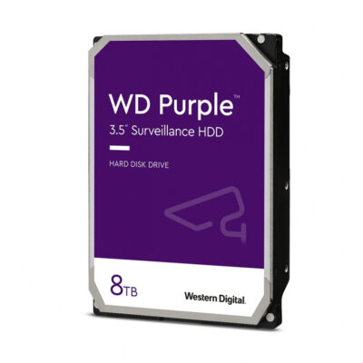 Disco Duro Interno Western Digital WD Purple 3.5″, 8TB, SATA III, 6Gbit/s, 5640RPM, 128MB Caché