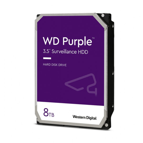 Disco Duro Interno Western Digital WD Purple 3.5", 8TB, SATA III, 6Gbit/s, 5640RPM, 128MB Caché