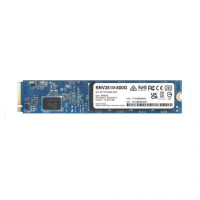 SSD para Servidor NAS Synology SNV3510, 800GB, NVMe PCI Express 3.0, M.2