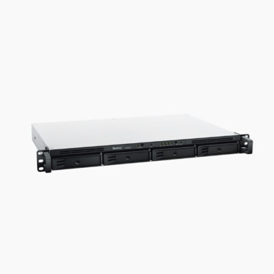 Synology RS422+ NAS de 4 Bahías, AMD Ryzen R1600 2.60GHz, SATA, 1x USB 3.2, Negro ― No Incluye Discos Duros