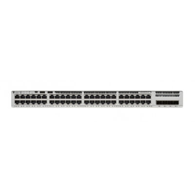 Switch Cisco Gigabit Ethernet Catalyst 9300L, 48 Puertos PoE+ 10/100/1000Mbps + 4 Puertos SFP, 104 Gbit/s, 32.000 Entradas – Gestionado
