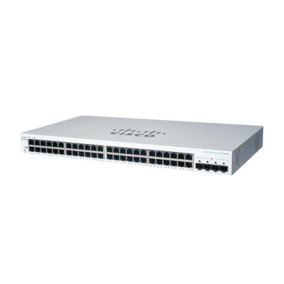 Switch Cisco Gigabit Ethernet Business CBS220, 48 Puertos 10/100/1000Mbps + 4 Puertos SFP, 104 Gbit/s, 8192 Entradas – Gestionado