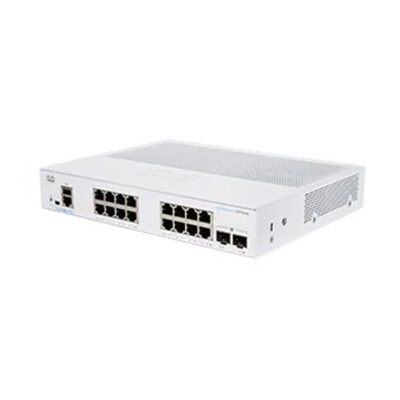 Switch Cisco Gigabit Ethernet CBS250, 16 Puertos 10/100/1000Mbps + 2 Puertos SFP, 1000Mbit/s, 8.000 Entradas – Gestionado
