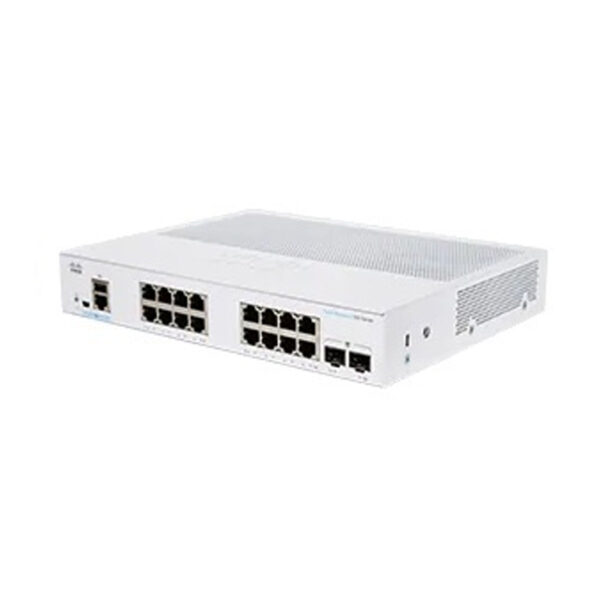 Switch Cisco Gigabit Ethernet CBS250, 16 Puertos 10/100/1000Mbps + 2 Puertos SFP, 1000Mbit/s, 8.000 Entradas - Gestionado