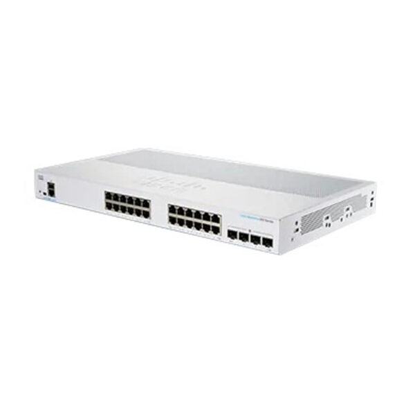 Switch Cisco Gigabit Ethernet Business 250, 24 Puertos 10/100/1000Mbps + 4 Puertos 10G SFP+, 8000 Entradas - Gestionado