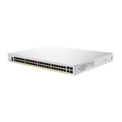 Switch Cisco Gigabit Ethernet CBS250, 48 Puertos 10/100/1000Mbps + 4 Puertos SFP, 104 Gbit/s, 8000 Entradas – Gestionado