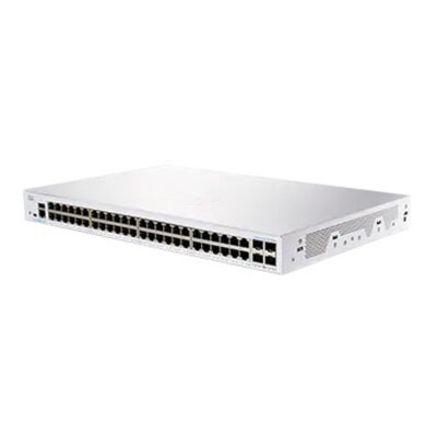 Switch Cisco Gigabit Ethernet Business 250, 48 Puertos 10/100/1000Mbps + 4 Puertos SFP+, 1000 Mbit/s, 8000 Entradas – Gestionado