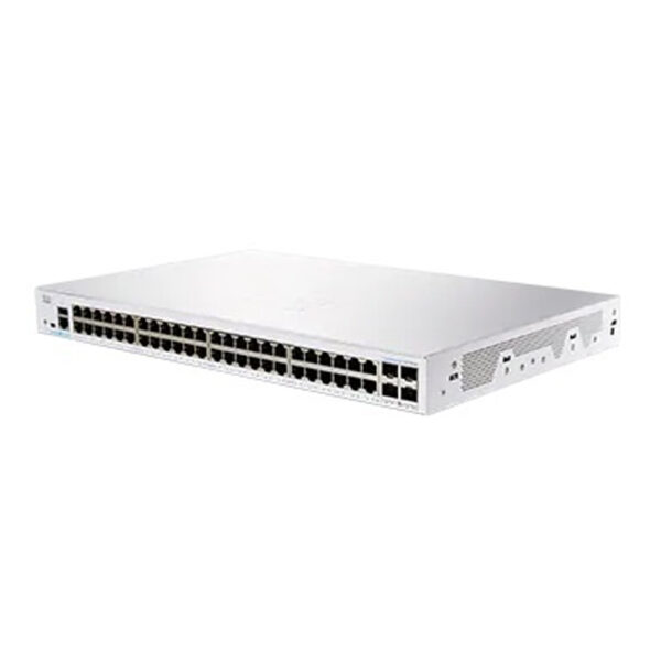 Switch Cisco Gigabit Ethernet Business 250, 48 Puertos 10/100/1000Mbps + 4 Puertos SFP+, 1000 Mbit/s, 8000 Entradas - Gestionado