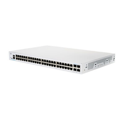 Switch Cisco Gigabit Ethernet Business 350, 48 Puertos 10/100/1000Mbps + 4 Puertos SFP, 16.000 Entradas – Gestionado