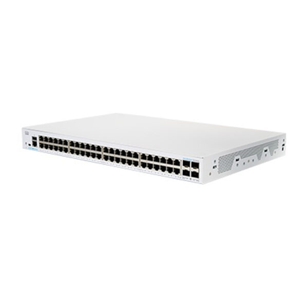 Switch Cisco Gigabit Ethernet Business 350, 48 Puertos 10/100/1000Mbps + 4 Puertos SFP, 16.000 Entradas - Gestionado