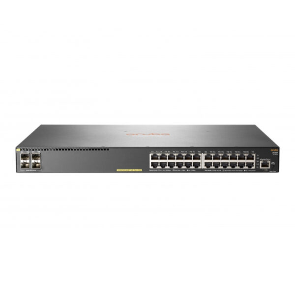 Switch Aruba Gigabit Ethernet 2930F, 24 Puertos PoE+ 10/100/1000Mbps + 4 Puertos SFP+, 128 Gbit/s, 32.768 Entradas - Gestionado