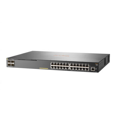 Switch Aruba Gigabit Ethernet 2930F 24G PoE+ 4SFP, 24 Puertos PoE+ 10/100/1000Mbps + 4 Puertos SFP, 56 Gbit/s, 32.768 Entradas – Gestionado