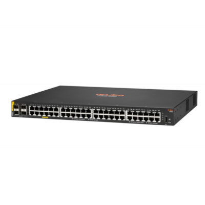 Switch Aruba Gigabit Ethernet CX 6000, 48 Puertos 10/100/1000Mbps + 4 Puertos SFP, 104 Gbit/s, 8192 Entradas – Gestionado