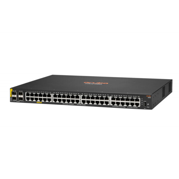 Switch Aruba Gigabit Ethernet CX 6000, 48 Puertos 10/100/1000Mbps + 4 Puertos SFP, 104 Gbit/s, 8192 Entradas - Gestionado