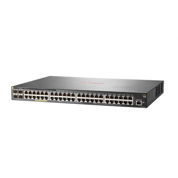 Switch Aruba Gigabit Ethernet 2930F 48G PoE+ 4SFP, 48 Puertos PoE+ 10/100/1000Mbps + 4 Puertos SFP, 104 Gbit/s, 32.768 Entradas - Gestionado