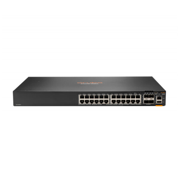 Switch Aruba Gigabit Ethernet 6200F, 24 Puertos PoE 10/100/1000 + 4 Puertos SFP+, 128 Gbit/s, 16.000 Entradas - Gestionado