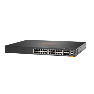 Switch Aruba Gigabit Ethernet 6200F, 24 Puertos PoE 10/100/1000 + 4 Puertos SFP+, 128 Gbit/s, 16.000 Entradas – Gestionado