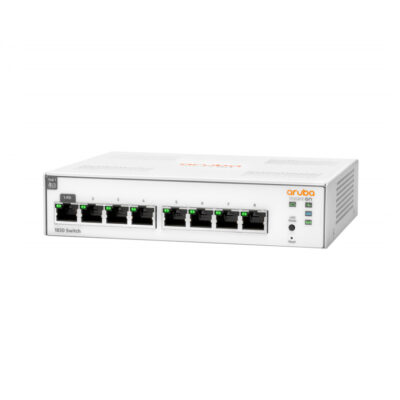 Switch Aruba Gigabit Ethernet Instant On 1830, 8 Puertos 10/100/1000Mbps,16 Gbit/s, 8000 Entradas – Gestionado
