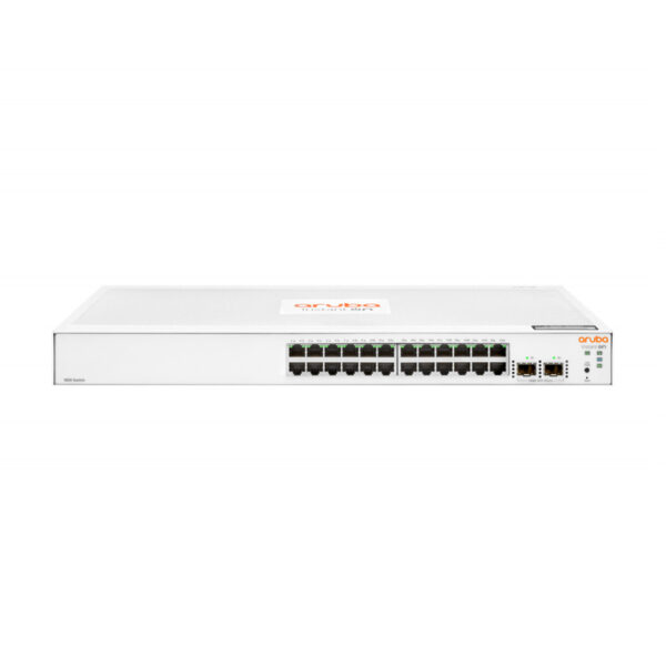 Switch Aruba Gigabit Ethernet Instant On 1830, 24 Puertos 10/100/1000Mbps + 2 Puertos SFP, 52 Gbit/s, 16000 Entradas - Gestionado