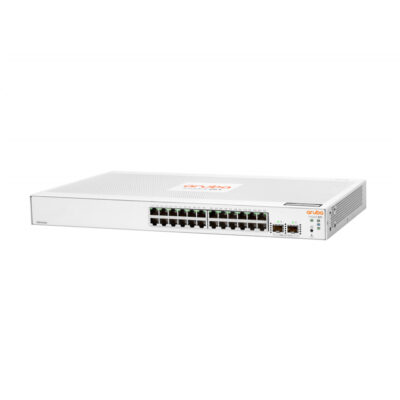 Switch Aruba Gigabit Ethernet Instant On 1830, 24 Puertos 10/100/1000Mbps + 2 Puertos SFP, 52 Gbit/s, 16000 Entradas – Gestionado
